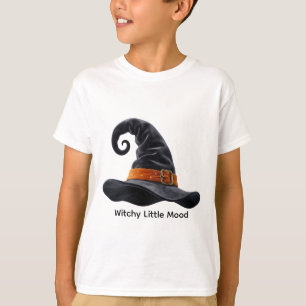 T-shirt Halloween chapeau de sorcière mignon et ef