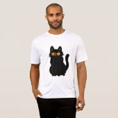T-shirt Halloween Chat éffrayant (Devant entier)