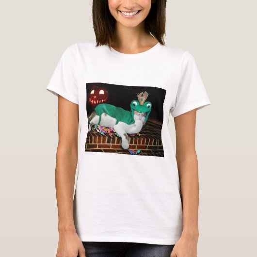 T-shirt Halloween Chat est Gettin' The Goods! (Devant)