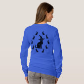T-shirt Halloween Chat n Casquette (Dos entier)
