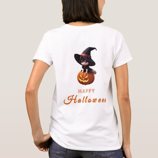 T-shirt Halloween chats mignons (Dos)