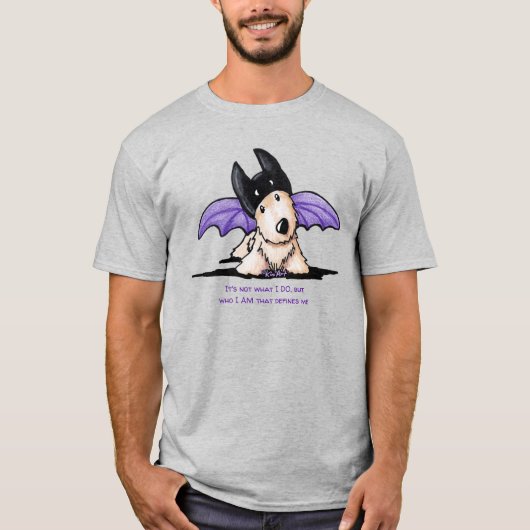 T-shirt Halloween Chien écossais KiniArt (Devant)