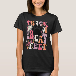 T-shirt Halloween Chien Maman Chien Papa Tricoter Ou Trait