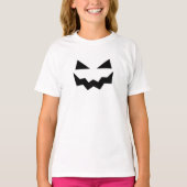 T-shirt Halloween citrouille (Devant)