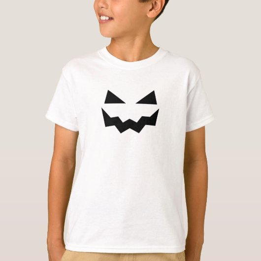 T-shirt Halloween citrouille (Devant)