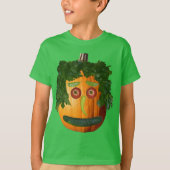 T-shirt Halloween Citrouille alimentaire Face Enfants (Devant)