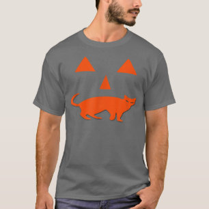 T-shirt Halloween Citrouille Chat JackoLanterne amusant Éf