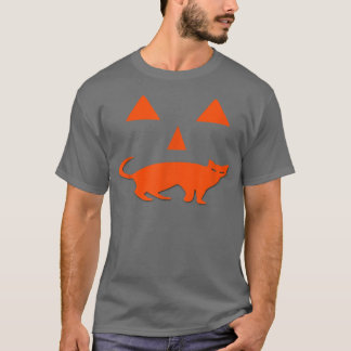 T-shirt Halloween Citrouille Chat JackoLanterne amusant Éf