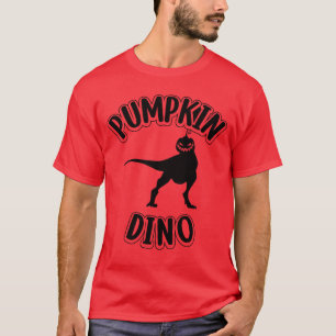 T-shirt Halloween Citrouille Dino I Funny Halloween Pumpki