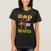 T-shirt Halloween Citrouille Patch Papa Du Patch Jack O La (Devant)