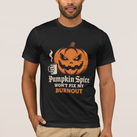 T-shirt Halloween Citrouille Spice Tee (Devant)