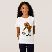 T-Shirt HALLOWEEN citrouille tour ou traitement (Devant entier)