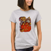 T-shirt Halloween Clown Kittens (Devant)