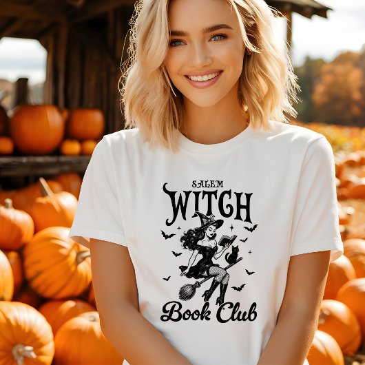 T-shirt Halloween Club de lecture de sorcière de S
