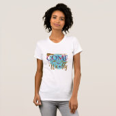 T-shirt Halloween Come We Fly (Devant entier)