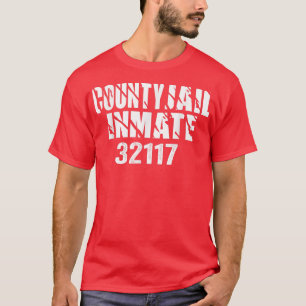 T-shirt Halloween Comté Prisonnier Détenu Costume Partie