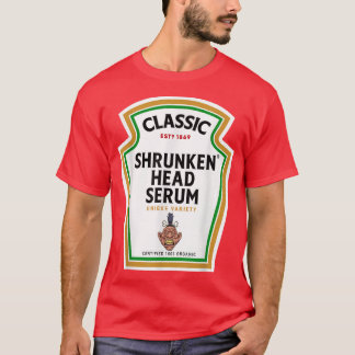 T-shirt Halloween Conditionnement Bottle Shrunhead Sérum P
