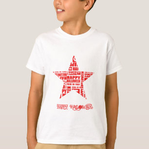 T-shirt Halloween Cool Personnalisé Whimsical Typographie