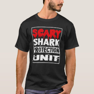 T-shirt Halloween Costume Adulte Shark Protection Uni