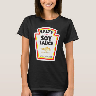 T-shirt Halloween Costume Correspondant Salty Soy Sauce Bo