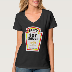 T-shirt Halloween Costume Correspondant Salty Soy Sauce Bo