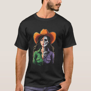 T-shirt Halloween Costume de costume de coiffure T Shi