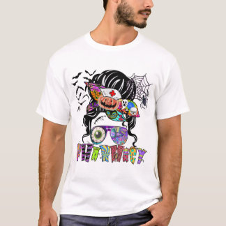 T-shirt Halloween Costume de technologie de pharmacie Mess