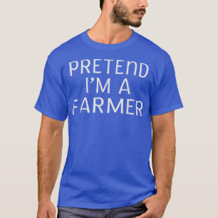 T-shirt Halloween Costume fermier Hommes Femmes Agricultur