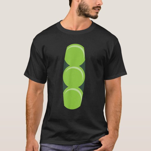 T-shirt Halloween Costume Peas in A Pod Funny Matching  (Devant)
