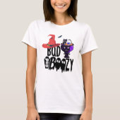 T-shirt Halloween Costume Tee, Chat Witch Bad & Boozy (Devant)