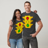 T-shirt Halloween Costume Traffic Light funny simple (Unisexe)