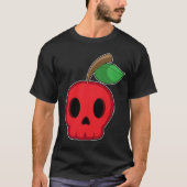 T-shirt Halloween crâne Apple (Devant)