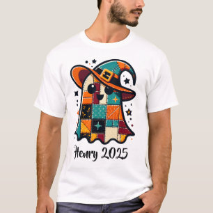 T-shirt Halloween Cute Patchwork personnalisé