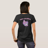 T-shirt Halloween Cute Rose Grim Reaper (Dos entier)