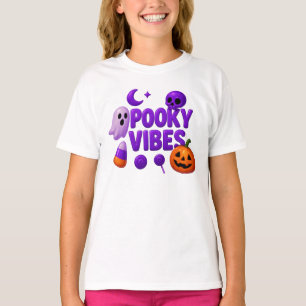 T-shirt Halloween Cute Vibes Éffrayantes Vêtements Unisex