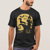 T-shirt Halloween Dachshund Costume Dog Weiner Dog Moon Ha (Devant)