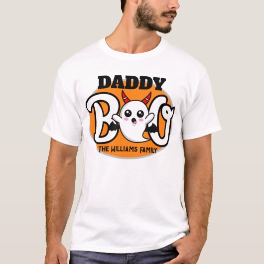 T-shirt Halloween Daddy Boo Devil Famille Correspondante (Devant)