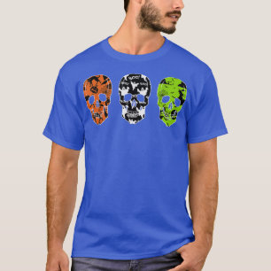 T-shirt Halloween Day Of Dead Skull3506