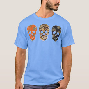T-shirt Halloween Day Of Dead Skull 3505