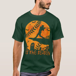 T-shirt Halloween de baseball en cette saison Baseball