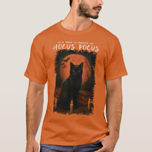 T-shirt Halloween de Chat Noir de Pocus Hocus