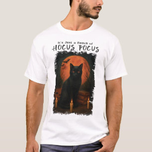 T-shirt Halloween de Chat Noir de Pocus Hocus