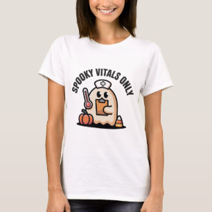 T-shirt Halloween de l'infirmière fantôme avec Spo