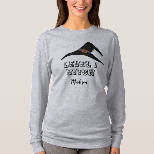 T-shirt Halloween de nom et de texte personnalisés (Devant)