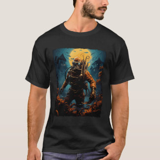 T-shirt Halloween de plongée sous-marine
