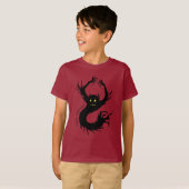 T-shirt Halloween démon effrayant (Devant entier)