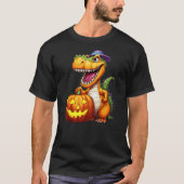 T-shirt Halloween Dinosaur Pumpkin (Devant)