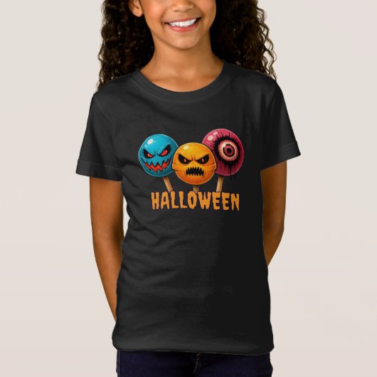 T-Shirt Halloween doux et sinistre (Devant)