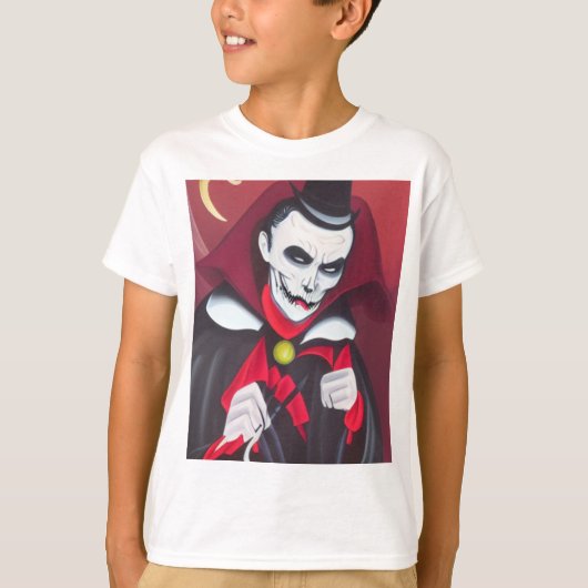 T-shirt Halloween Dracula (Devant)