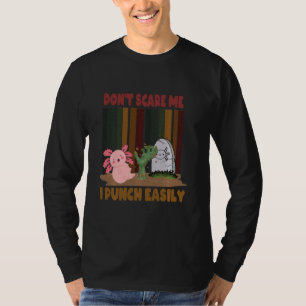 T-shirt Halloween Drôle Axolotl Ne Me Craint Pas Je Punch